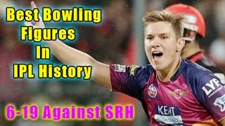 IPL 2016 Adam Zampa Picks Up 6 Wickets Against SRH  Best Bowling Figures In IPL History [upl. by Etolas]