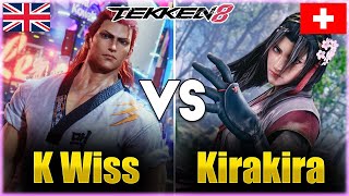 Tekken 8 ▰ K Wiss Hwoarang Vs Kirakira Jun ▰ Ranked Matches [upl. by Jaymie]