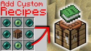 How to Add Custom Recipes to Minecraft Datapack Tutorial 1204 and older [upl. by Gipson]