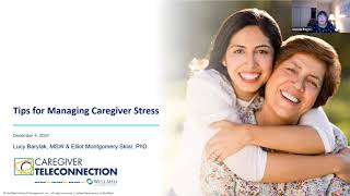 Tips for Managing Caregiver Stress with Elliot M Sklar PhD and Lucy Barylak MSW December 4 2024 [upl. by Hartzel]