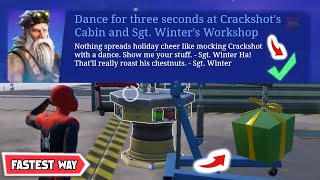 Dance for 3 seconds at Crackshots Cabin and Sgt Winters Workshop  Where is Sgt Winters Workshop [upl. by Kathlin]