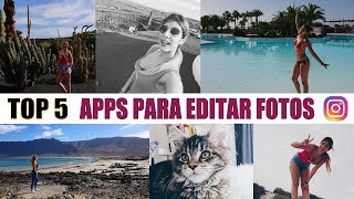 TOP 5 Mejores aplicaciones para editar fotos en Instagram gratis [upl. by Shalne]