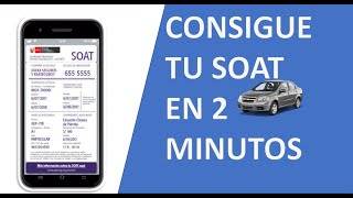 COMPRA TU SOAT ELECTRONICO EN 2 MINUTOS DESDE LA COMODIDAD DE TU CASA SOAT PERU [upl. by Salangia]