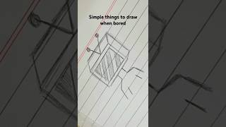 Simple things to draw when bored ☆ draw drawing drawingideas howto artshorts subscribe shorts [upl. by Nerb]