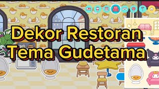 Toca Boca  Dekor restoran tema gudetama [upl. by Adleme]