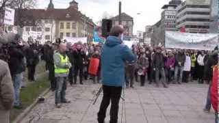 Demo in Stuttgart gegen den Bildungsplan am 01022014 2 [upl. by Figge]