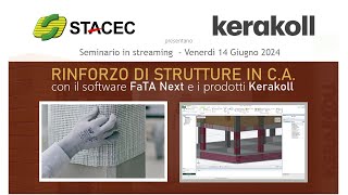 Rinforzo di strutture in ca con il software FaTA Next e i prodotti Kerakoll [upl. by Rehpotsrik]