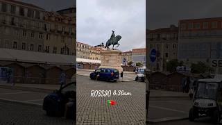 636am Rossio square Lisbon Portugal 🇵🇹 lisbon portugal reels [upl. by Narhem901]