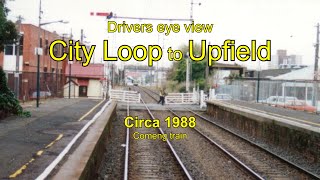 Drivers eye view City Loop to Upfield 1988 [upl. by Artemisa592]