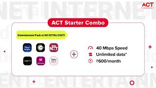 ACT Fibernet  Tirupati’s Ultimate Broadband Plan [upl. by Sordnaxela]