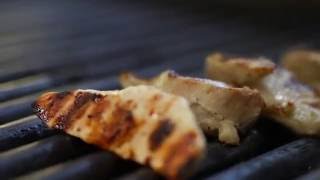 Grill Chicken Breast 04  Free Stock Footage [upl. by Nnaer]