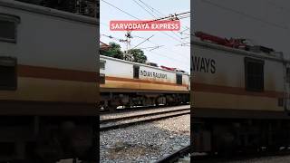 SARVODAYA EXPRESS  GANDHIDHAM  KATRA indianrailways [upl. by Teerprah]