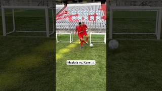 Musiala and Kane take on the Two Goal Challenge 🥅⚽️🥅 [upl. by Niffirg449]