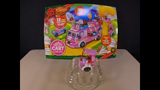 SUGAR CONE CART BUILDING BLOCKS ICE CREAM PINK TRUCK calendar 2 [upl. by Brunk]