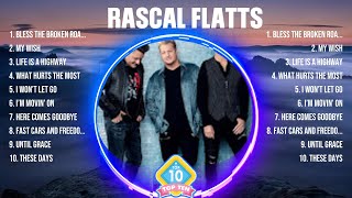 Rascal Flatts Greatest Hits 2024 Collection  Top 10 Hits Playlist Of All Time [upl. by Smalley]