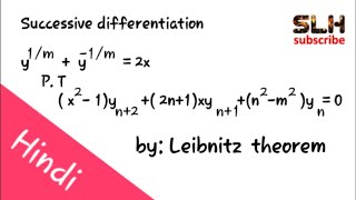 Leibnitz theorem of nth order derivative Successive differentiation in hindi 1st year maths [upl. by Eylrac820]