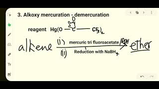 Alkoxy Mercuration Demercuration [upl. by Arreit]