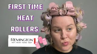 REMINGTON PRO HOT ROLLERS  SALON HAIR IN 15MINUTES [upl. by Anyela]