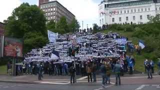 FC St Pauli  VfL Bochum 1752015 Marsch zum Stadion  Gästeblock [upl. by Yltsew]