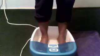 Homedics  Shiatsu Bliss Foot Spa with Heat Boost👣👣 [upl. by Uhej999]