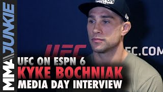 UFC Boston Kyle Bochniak full media day interview [upl. by Kcirderf]