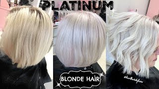 HOW I GET CLIENTS PLATINUM  RETOUCH amp TONE  ASHY WHITE HAIR  FANOLA VEGAN NO YELLOW [upl. by Araes]