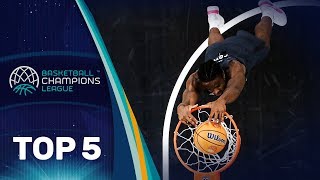 Top 5 Plays  Tuesday  Gameday 11  Basketball Champions League 201920 [upl. by Etyak]