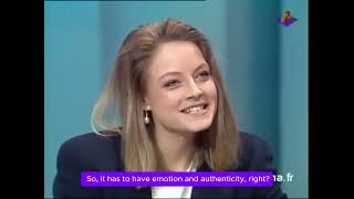 Jodie Foster French Interview INA Archive with EN Translation [upl. by Jueta444]