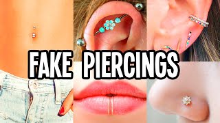 14 DIY Fake Piercings in Minutes At Home ❤️ Easy [upl. by Rimaj265]