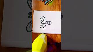 Insect drawing shortvideo ytshorts [upl. by Barbi634]