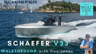 2022 Schaefer V33  WALKTHROUGH this Med Day Boat with Dan Jones [upl. by Mcfarland920]