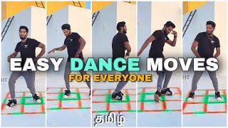 Easy Dance Moves For Everyone  Tamil Dance Tutorial  The Dance Hype [upl. by Etra]