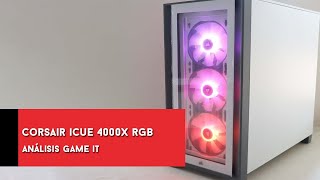 Corsair iCUE 4000X RGB análisis en español GameIt ES review 4000XRGB [upl. by Noeht867]