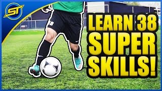 Learn 38 SUPER Football Skills ★ SkillTwinsRonaldoNeymar Skills [upl. by Nosrej347]