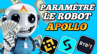 Apollobot  comment paramétrer et lancer le robot sur BinanceOKXBybitBitget [upl. by Akirat]