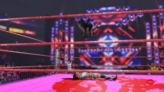 WWE2K24  One on One Extreme Rules Match  Iyo Sky vs Nikki Cross  Sexy Saturday [upl. by Raynata553]