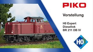 PIKO V125 H0 Expert Diesellok BR 211 DB IV 52320 [upl. by Mohandis331]