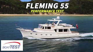 Fleming Yachts 55 2018 Test Video  By BoatTESTcom [upl. by Acirahs221]