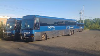 CTtransit 2019 Motor Coach Industries D4500CT 8205 Ride on route 918 express [upl. by Cynthy]