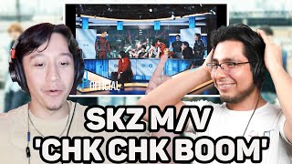 STRAY KIDS CHK CHK BOOM MV REACTION [upl. by Yrrap]