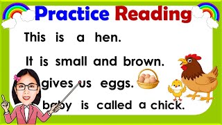 Practice Reading  Learn how to read  Reading Lesson for Grade 1 Grade 2 [upl. by Sinnoda]