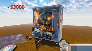 DESTROYING A 3000 GAMING PC 😱 TEARDOWN [upl. by Penny]