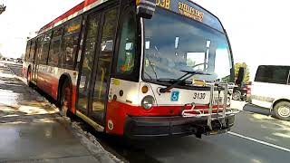 Toronto TTC Bus  3130 Route 53B Eastbound TO Markham Road from Don Mills Road on Steeles Ave East [upl. by Seigler]