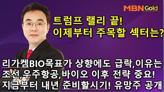 이효근의 텐텐텐 1113트럼프랠리 끝 이제부터 주목할 섹터는 리가켐 목표가 상향에도 급락 이유는 조선바이오우주 이후전략중요 지금부터 내년을 준비할 유망주 공개 [upl. by Aldos]