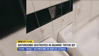 TikTok trend ‘Devious Licks’ left most bathrooms at Collier high school closed students say [upl. by Adiam]