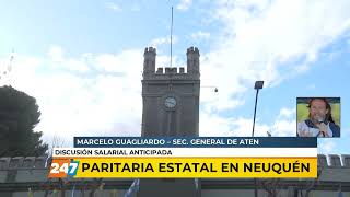 Paritaria estatal en Neuquén  Marcelo Guagliardo  Noticiero Central [upl. by Stanwood525]