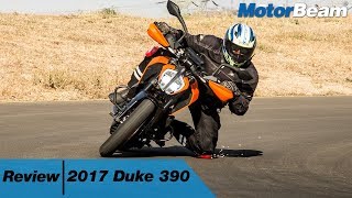 2017 KTM Duke 390 Review  Most Detailed Test Ride  MotorBeam [upl. by Doris112]