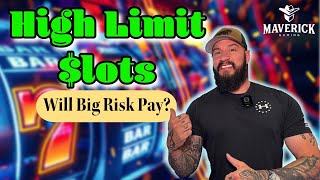 Making a bankroll last on High Limit Slots 🎰 Can we do it [upl. by Stoeber713]