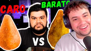 COXINHA CARA vs COXINHA BARATA [upl. by Farrell]