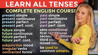 Learn ALL Tenses in English The Complete Course [upl. by Yennaiv]